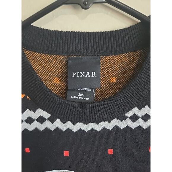 Disney Pixar Small Cars Lightning McQueen Ugly Christmas Sweater pullover NEW - Picture 2 of 6